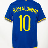 Brazil 2008 Ronaldinho Away Kit (S)