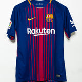 Barcelona 2017-18 Iniesta Special Home Kit (M)