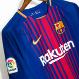 Barcelona 2017-18 Iniesta Special Home Kit (M)