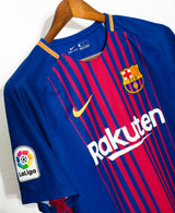 Barcelona 2017-18 Iniesta Special Home Kit (M)