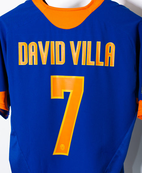 Valencia 2005-06 David Villa Away Kit (M)