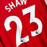 Manchester United 2017-18 Shaw Long Sleeve Home Kit (L)