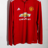 Manchester United 2017-18 Shaw Long Sleeve Home Kit (L)