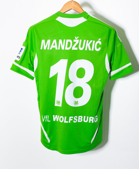 Wolfsburg 2011-12 Mandzukic Home Kit (S)