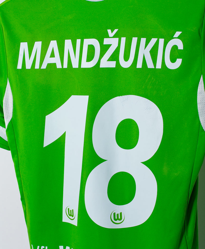 Wolfsburg 2011-12 Mandzukic Home Kit (S)