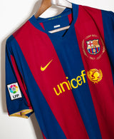 Barcelona 2007-08 Ronaldinho Home Kit (2XL)