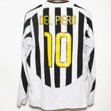 Juventus 2003-04 Del Piero Long Sleeve Home Kit (M)