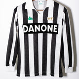 Juventus 1992-94 Long Sleeve Home Kit (S)