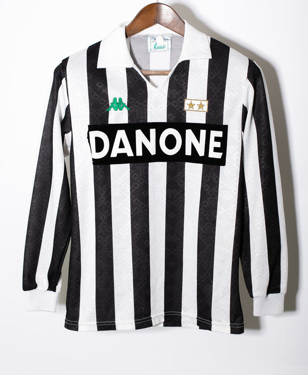 Juventus 1992-94 Long Sleeve Home Kit (S)