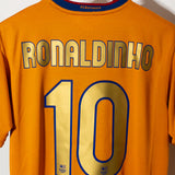 Barcelona 2006-07 Ronaldinho Away Kit (L)