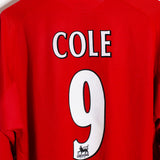 Manchester United 2001-02 Cole Long Sleeve Home Kit (2XL)