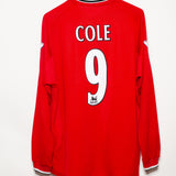 Manchester United 2001-02 Cole Long Sleeve Home Kit (2XL)