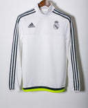 Real Madrid 2015-16 1/4 Zip Training Pullover (S)
