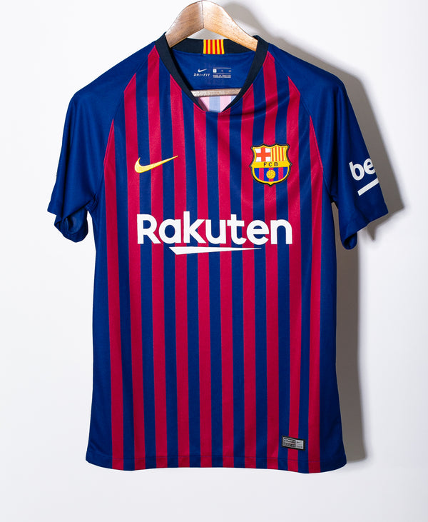 Barcelona 2018-19 Messi Home Kit (S)