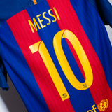 Barcelona 2016-17 Messi Home Kit (M)
