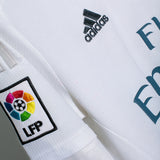 Real Madrid 2015-16 Ronaldo Long Sleeve Home Kit (M)
