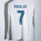 Real Madrid 2015-16 Ronaldo Long Sleeve Home Kit (M)