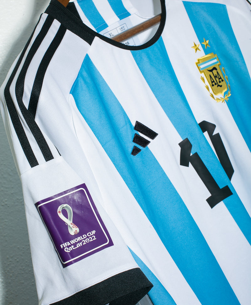 Argentina 2022 Messi Home Kit (XL)