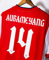 Arsenal 2021-22 Aubameyang Home Kit (XL)