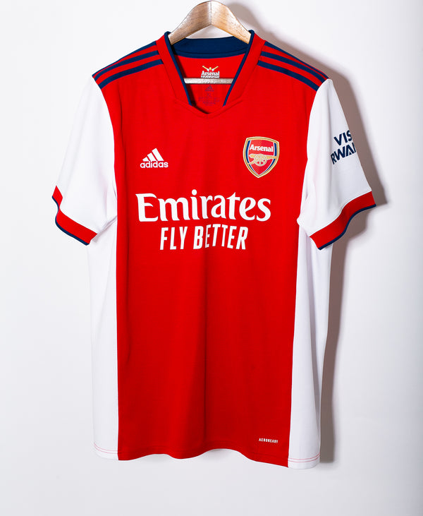 Arsenal 2021-22 Aubameyang Home Kit (XL)