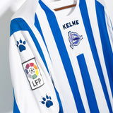 Deportivo Alaves 2007-08 Edu Alonso Home Kit (L)