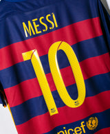 Barcelona 2015-16 Messi Home Kit (L)