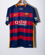 Barcelona 2015-16 Messi Home Kit (L)