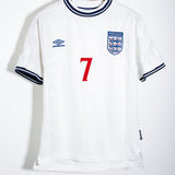 England 2000 Beckham Home Kit (L)