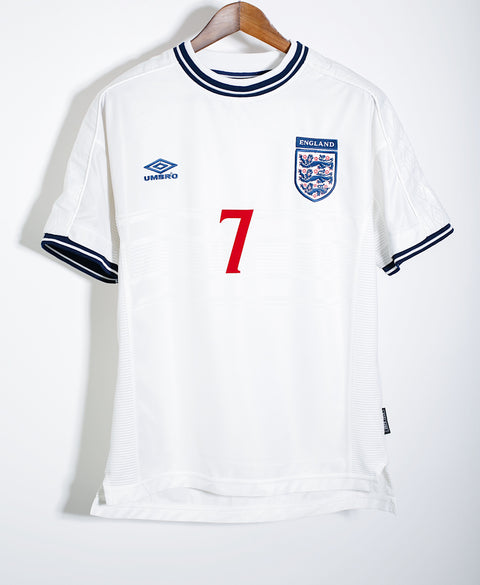 England 2000 Beckham Home Kit (L)