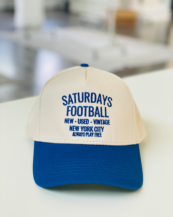 Saturdays Football NYC Cap - Blue