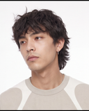 Contrast Panel Cotton T-Shirt