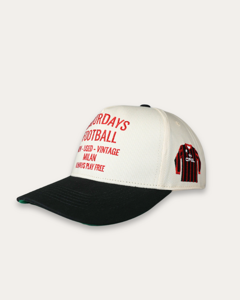 Saturdays Football Milan Red 5 Panel Cap