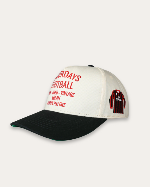 Milan Red 5 Panel Cap