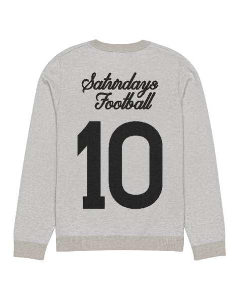 Saturdays Football 10 Knitted crew neck sweater