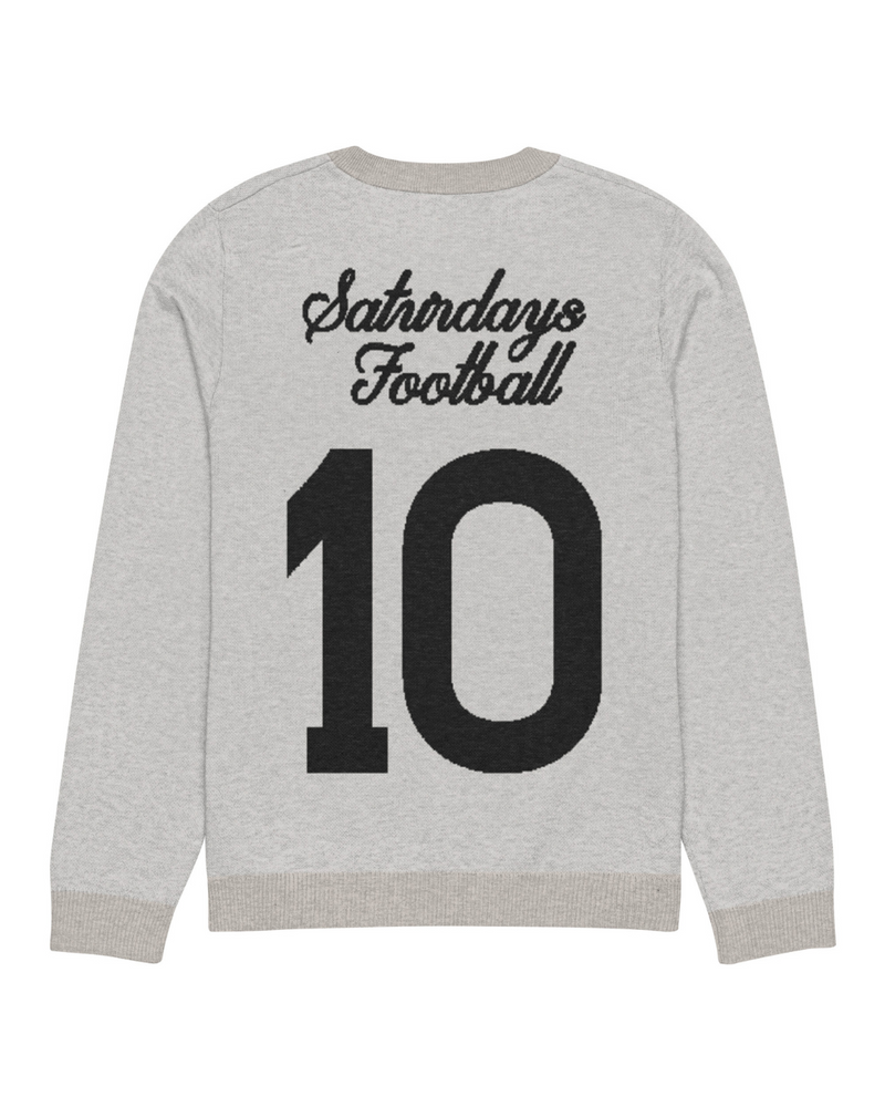 Saturdays Football 10 Knitted crew neck sweater