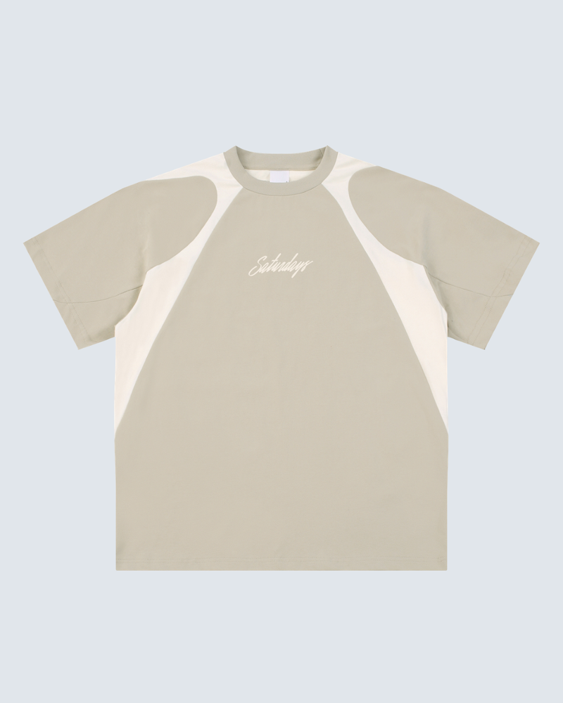 Saturdays Football Contrast Panel Cotton T-Shirt