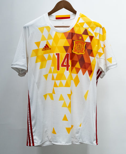 Spain 2016 Thiago Away Kit (XL)