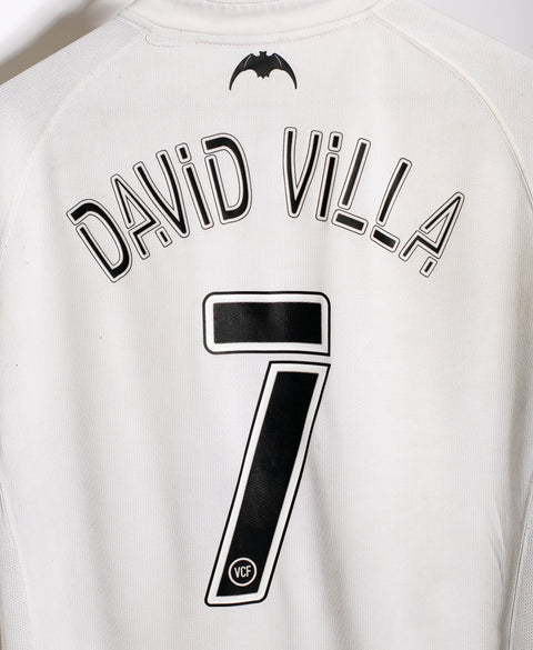 Valencia 2006-07 David Villa Home Kit (L)