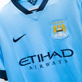 Manchester City 2013-14 Aguero Home Kit (L)