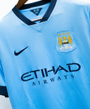 Manchester City 2013-14 Aguero Home Kit (L)