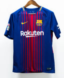 Barcelona 2017-18 Messi Home Kit (M)