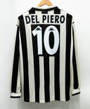 Juventus 1995-96 Del Piero Long Sleeve Home Kit (XL)