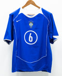 Brazil 2004 R.Carlos Away Kit (L)