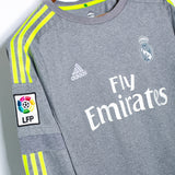 Real Madrid 2015-16 Ronaldo Long Sleeve Player Issue Away Kit (L)