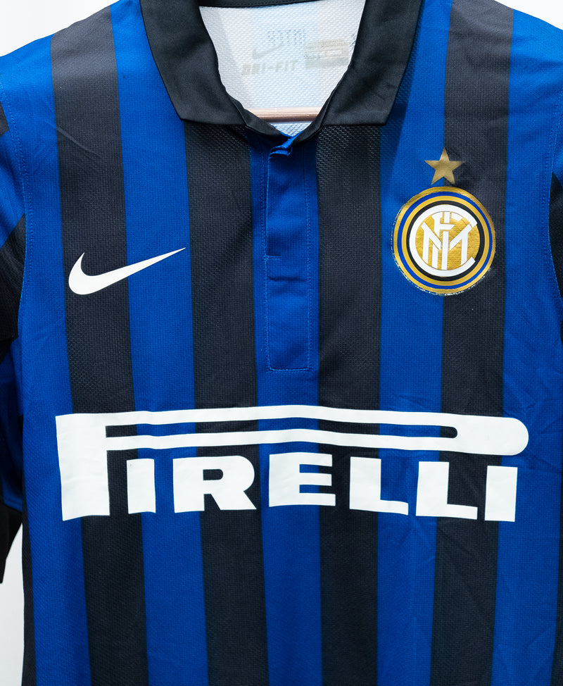 Inter 2011-12 Zanetti Player Issue Home Kit (M)