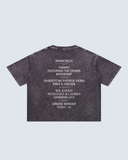 Invincibles Mineral Wash Boxy Cotton T-Shirt - Black