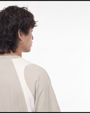 Contrast Panel Cotton T-Shirt