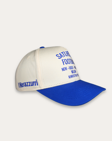 Milan Blue 5 Panel Cap