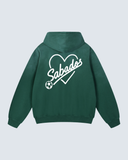 Sabados Heavyweight Sunfade Oversized Hoodie - Green