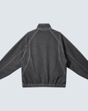 Unisex Vintage Wash Full Zip Mesh Jacket